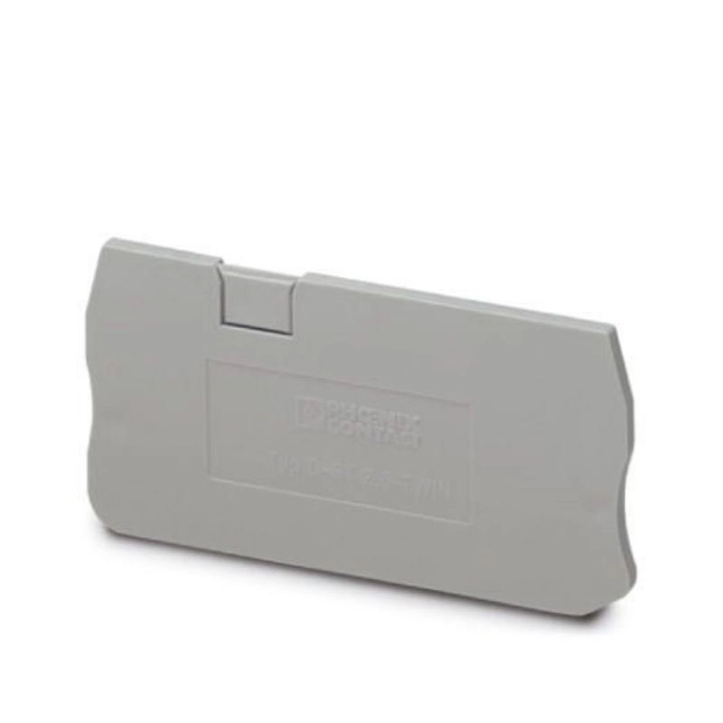 Tapa final para borne 60x5x2,2x29mm gris
